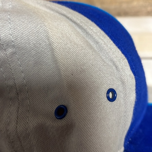 NASCAR Adjustable Dad Hat Cap Blue Gray Little Blue Pill - Picture 10 of 10